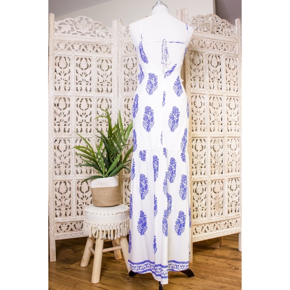 πHPπ Cut Out Design Printed Maxi Dress - Picture 5 of 16